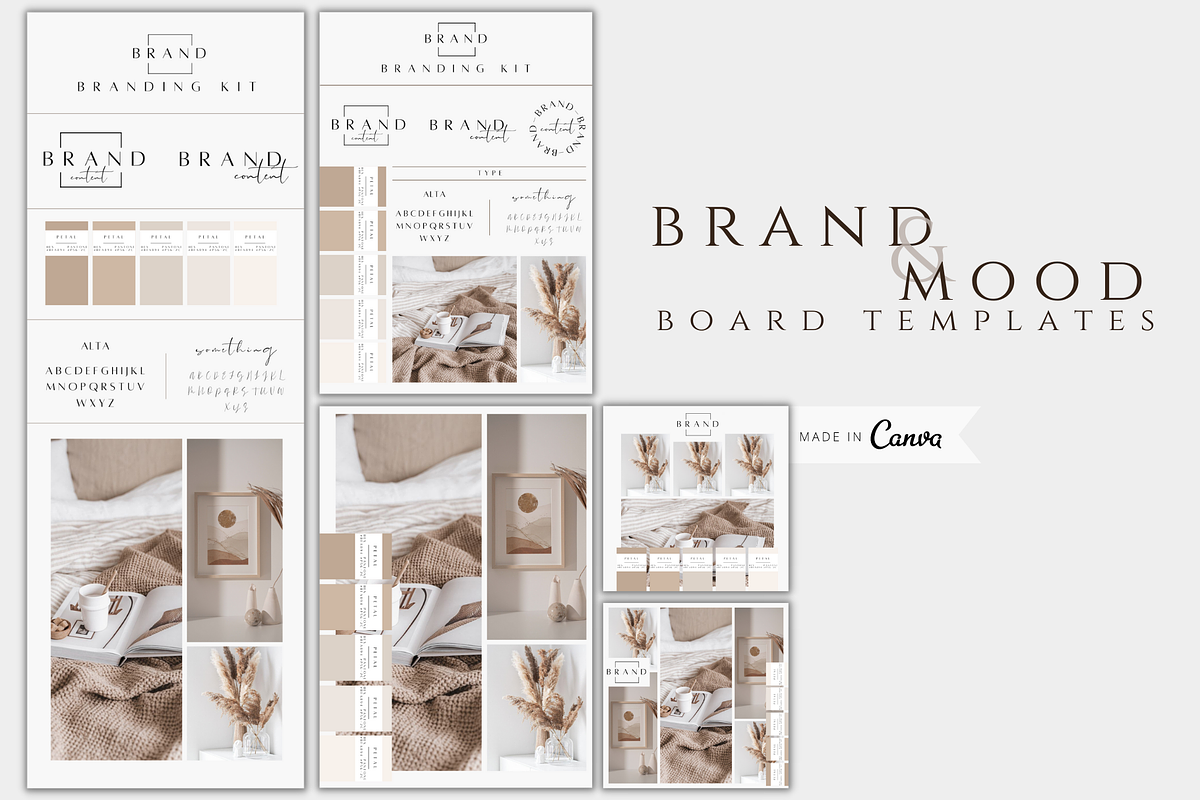 Business Brand Board Editable Kit, a Stationery Template by BRANDcontent (Photo 1 of 6)