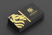 Lion Business Card Design Vector, a Business Card Template by Walldecorated (Thumbnail 3 of 5)