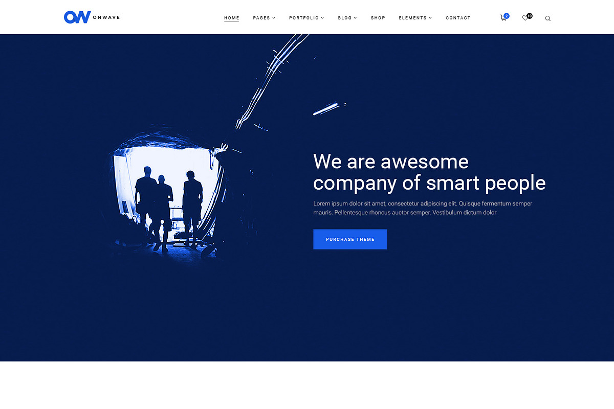 OnWave — Multipurpose PSD Template, a Websites & App Template by ScienteCraft (Photo 1 of 51)
