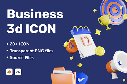 Business 3D Icon