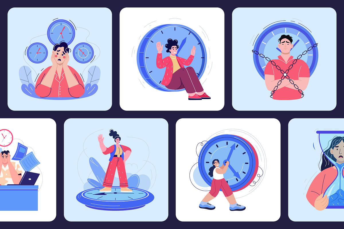 Animated Time Management, a Finance Illustration by Creative Stall (Photo 3 of 5)