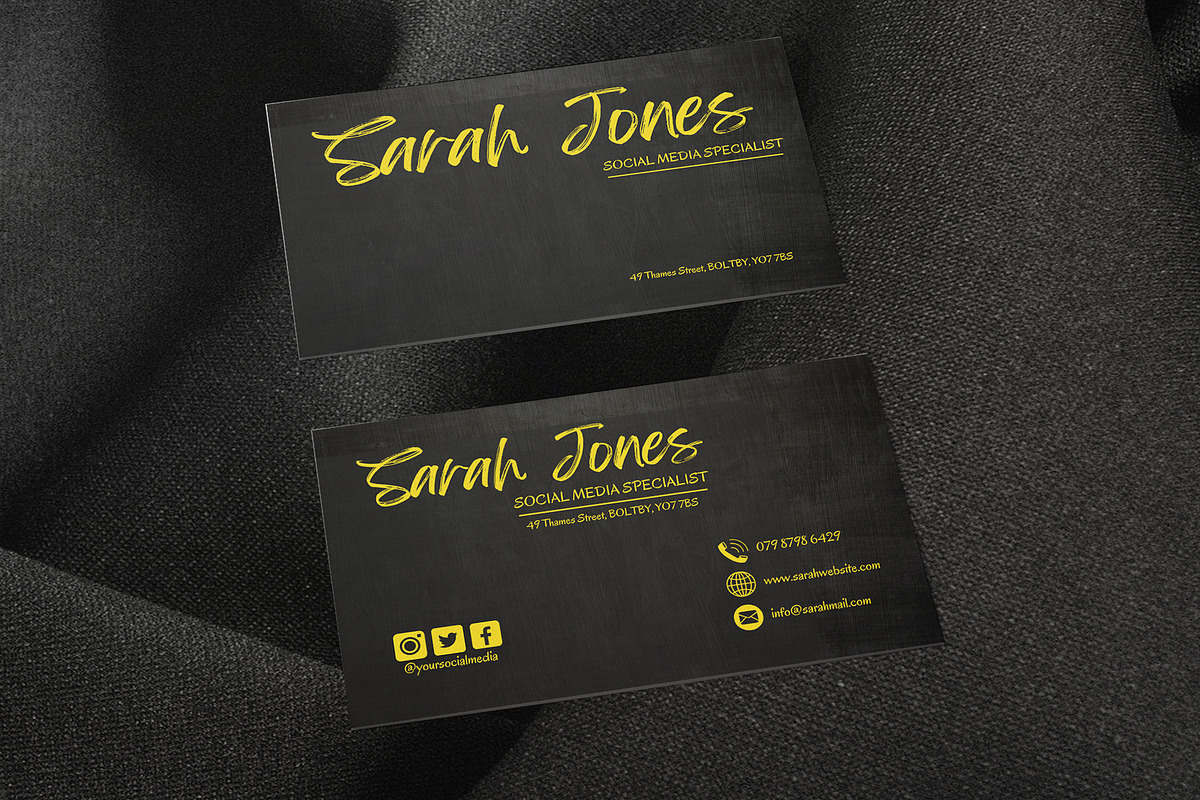 Business Card Template, a Business Card Template by FakhiiDesigns (Photo 4 of 5)