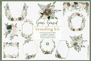 Green ground. Watercolor flowers, an Illustration by LABFcreations (Thumbnail 7 of 10)