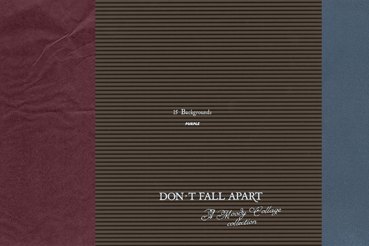 Don't Fall Apart: Moody Collage Kit, an Object Graphic by Purple (Photo 3 of 14)