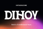 Dihoy - Retro Font, a Serif Font by trabaskriya (Thumbnail 1 of 8)