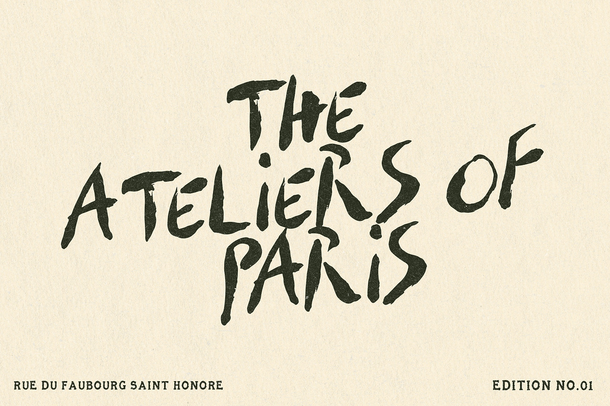 Artistic Handwritten Signage Fonts, a Handwritten Font by Laras Wonderland (Photo 8 of 12)
