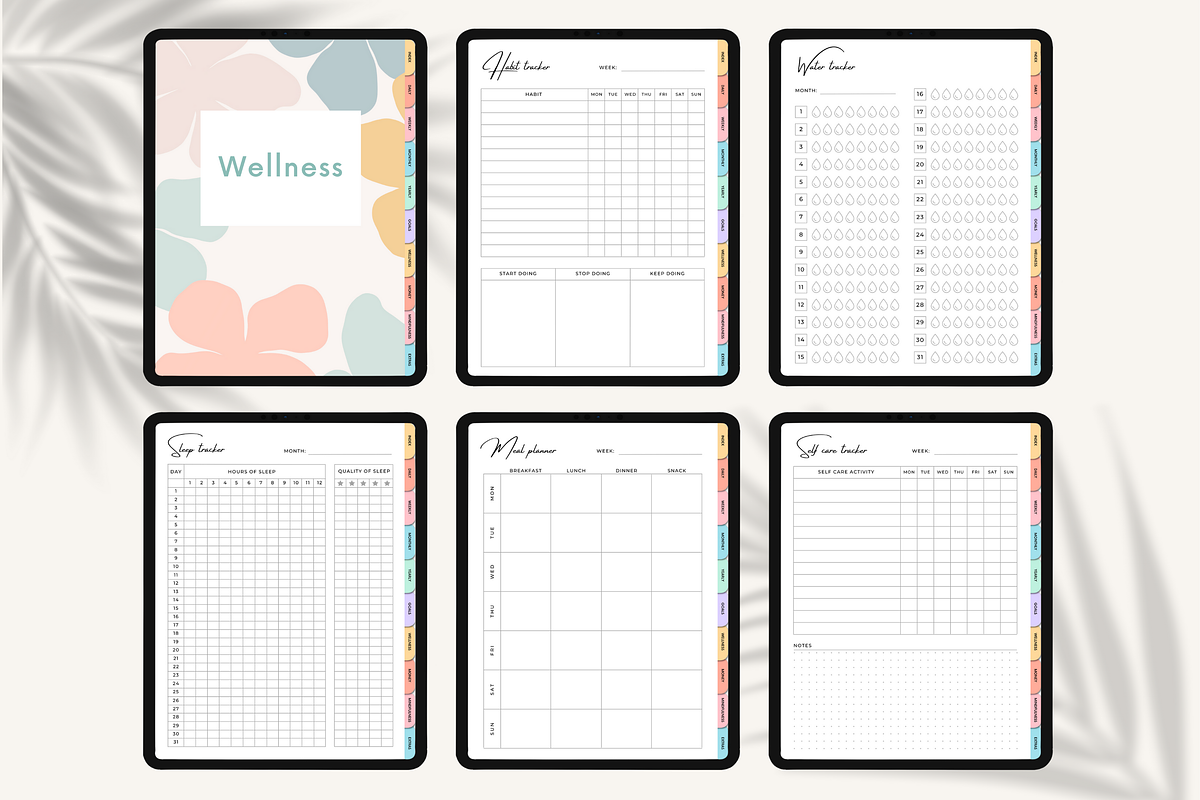 Rainbow Digital Planner for Goodnotes preview 5