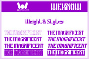 The Magnificent font, a Blackletter Font by weknow (Thumbnail 7 of 8)