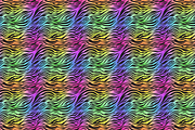 Seamless Rainbow Tiger Stripes, a Pattern Graphic by Queen of Infographics (Thumbnail 2 of 2)
