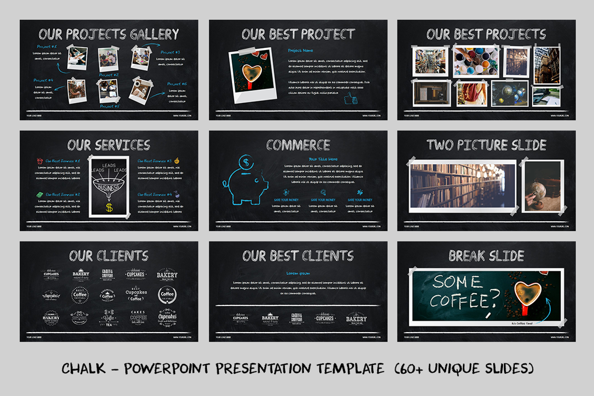 Chalk - Powerpoint Template, a Presentation Template by Helga_Design (Photo 5 of 13)