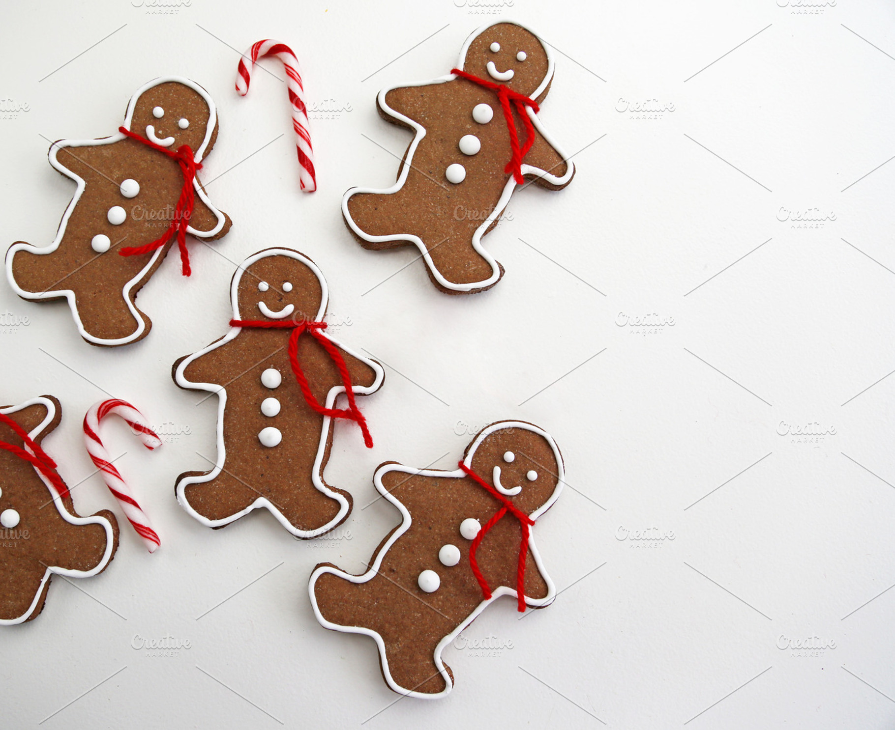 Christmas gingerbread men containing christmas, xmas, and gingerbread, a Food & Drink Photo by lisap