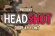 Headshot, a Handwritten Font by Fourteen Letter (Thumbnail 1 of 8)