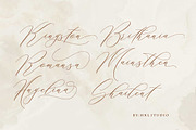 Beautiful in White, a Script Font by HKL Studio (Thumbnail 9 of 12)