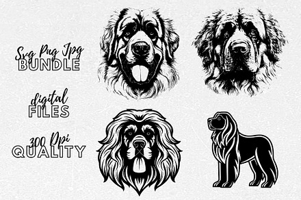 Leonberger SVG - Dog Clipart