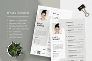 Resume CV & Cover Letter, a Resume Template by BrochuresFactory (Thumbnail 5 of 6)