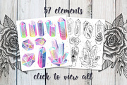Crystals, a Decorative Illustration by Marina Demidova (Thumbnail 3 of 5)