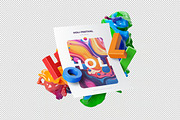 Holi Festival Flyer Mockup, an Advertising Mockup by zpackcreative (Thumbnail 4 of 7)