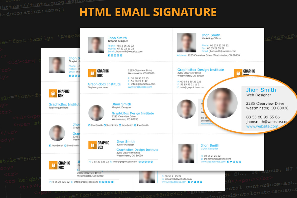 Email Signature, an Email Template by pixel_arc (Photo 3 of 4)
