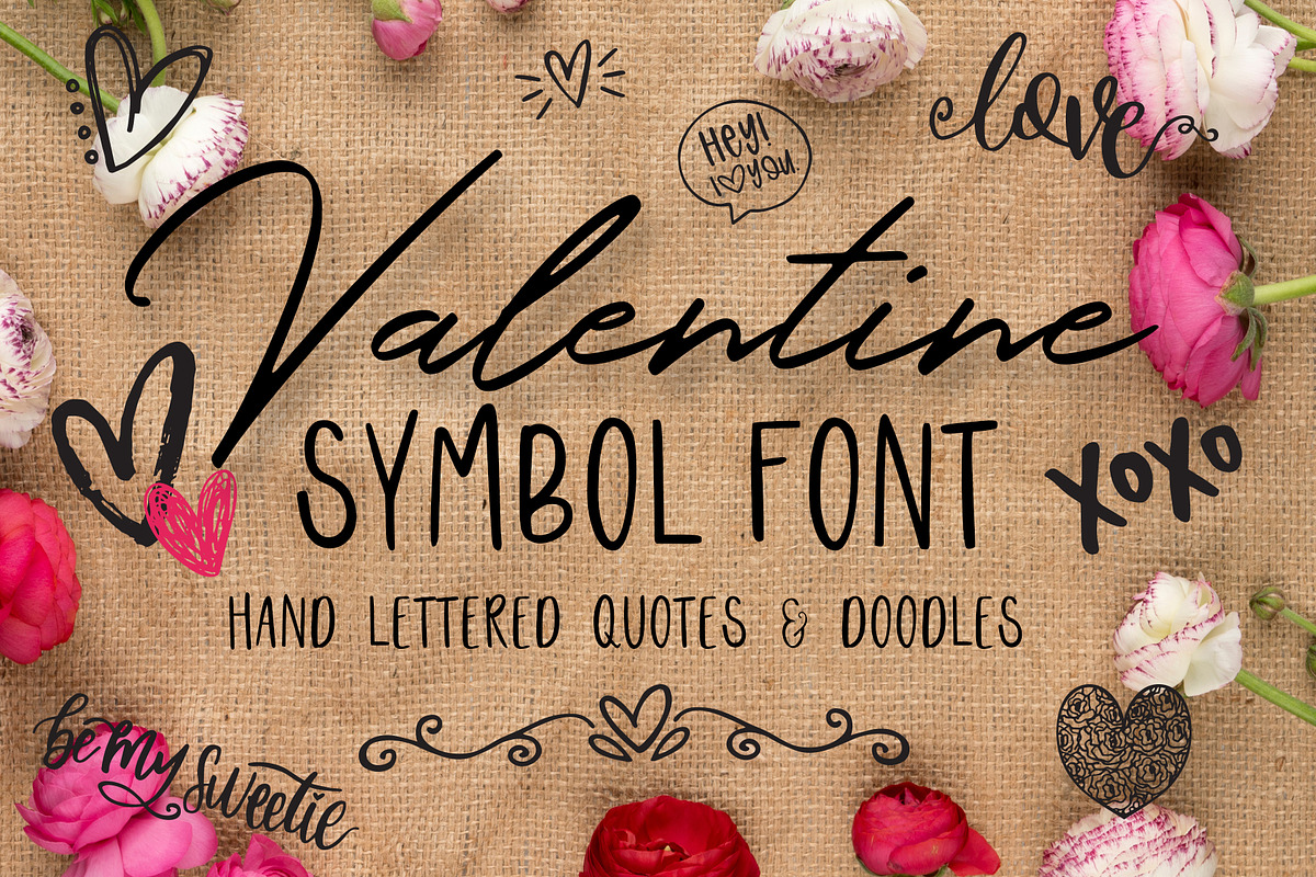 Valentine Symbol Font