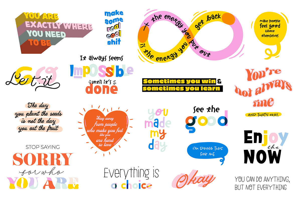 Girl Power Clipart & Quotes BUNDLE, a Graphic by Ruslana Lubenets (Photo 20 of 53)