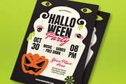 Halloween Party Flyer, a Flyer Template by graphicook (Thumbnail 2 of 3)