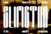 Slimetra Condensed Font, a Font by PutraCetol Studio (Thumbnail 1 of 5)