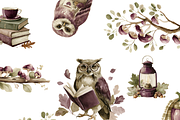Owl Clipart Set, a Decorative Illustration by Pati Paints (Thumbnail 1 of 10)