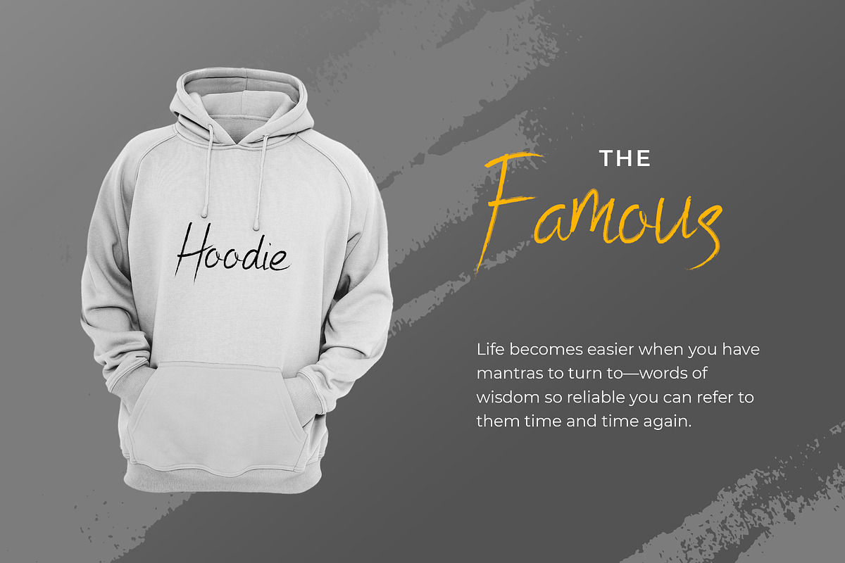 Monzana Brush Hanwritten Font, a Script Font by UICreative (Photo 4 of 5)