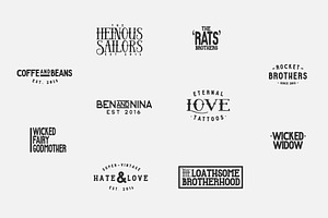 10 Minimal Vintage Logos