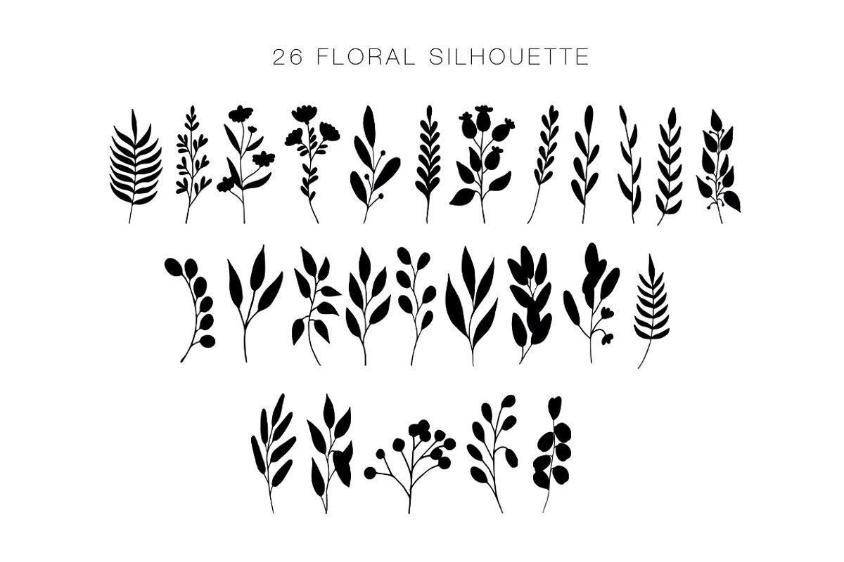 300 Wild Flowers Vector Elements, an Illustration by Art Dari Autumn (Photo 13 of 24)