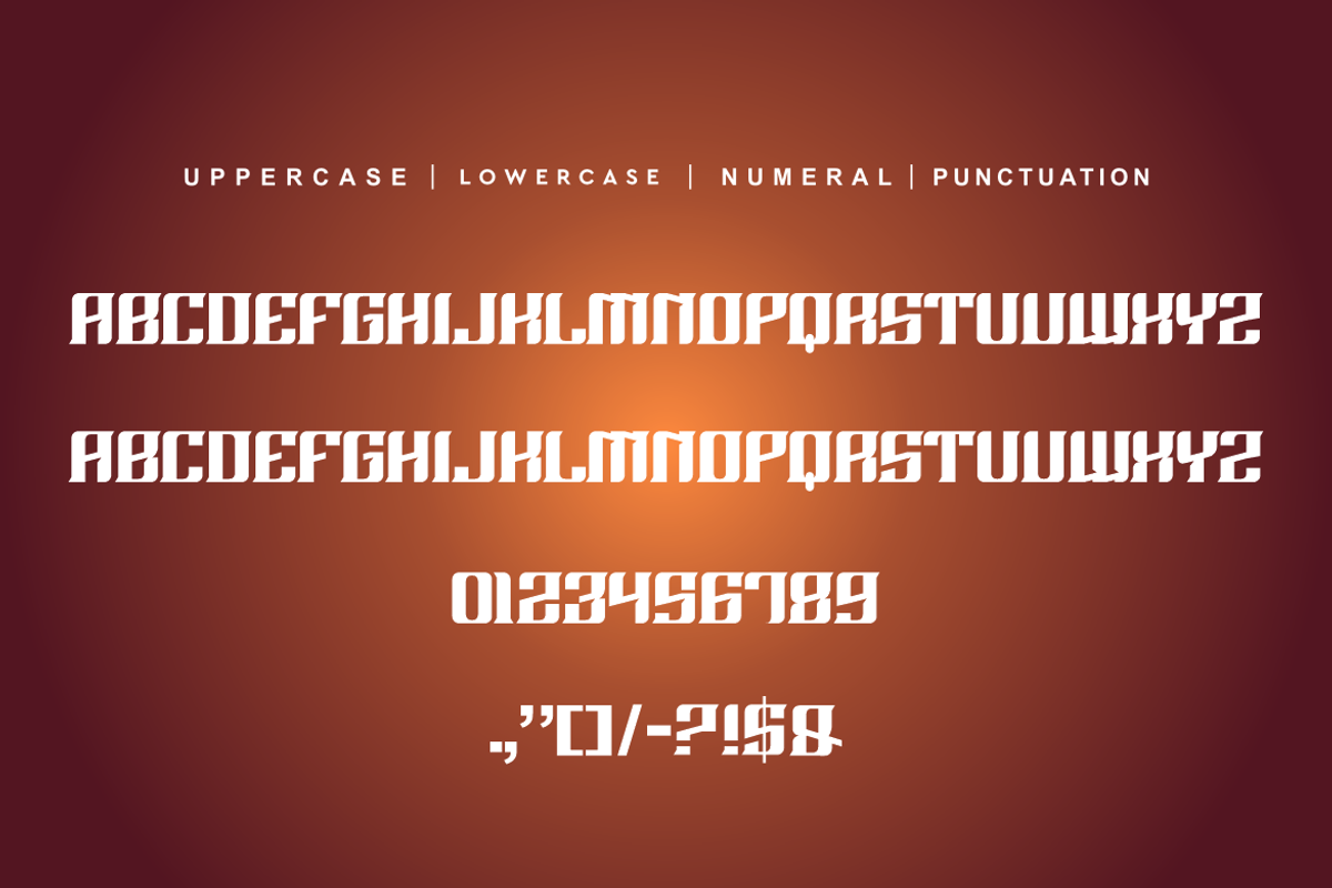 Exoplay Font, a Serif Font by alon kelakon (Photo 4 of 5)