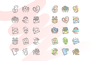 Mother's Day Icons, an Outline Icon by Kalash (Thumbnail 2 of 7)