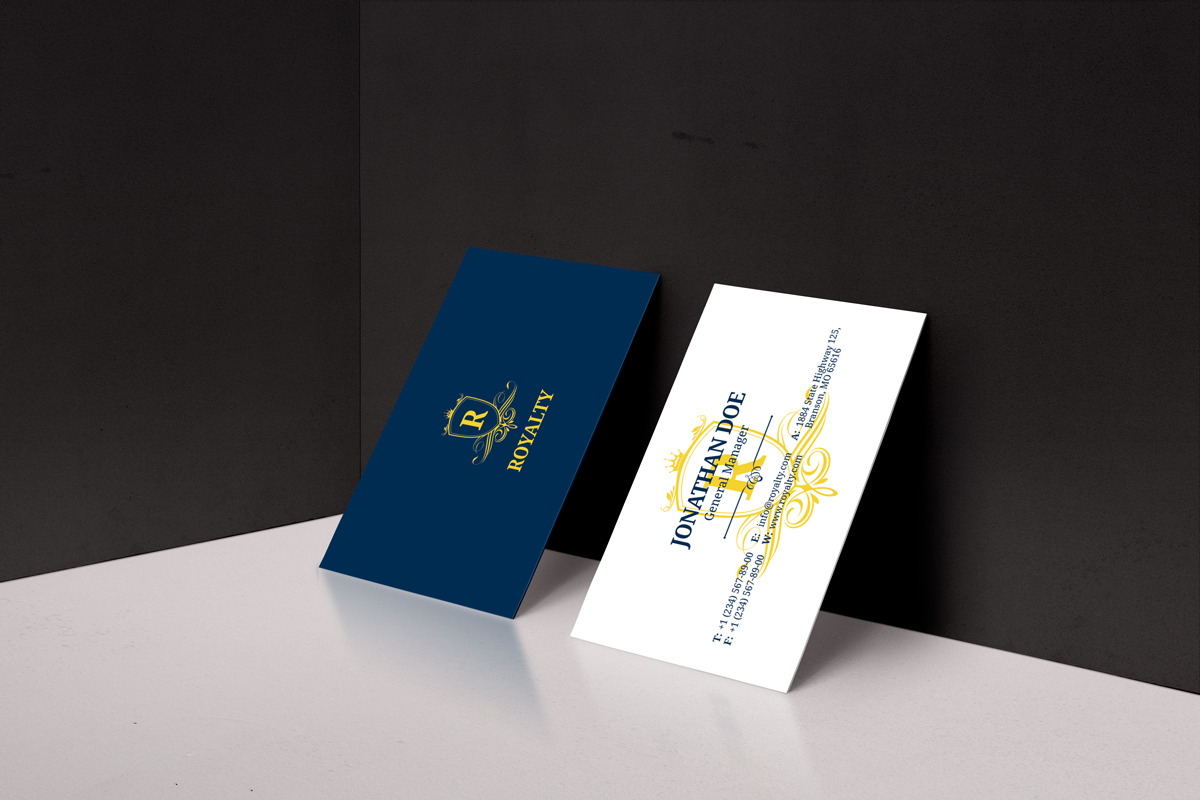 Simple Royal Business Card 56, a Business Card Template by ND Design (Photo 3 of 7)