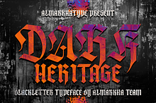 Dark Heritage – Modern Blackletter
