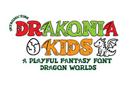 Drakonia Fantasy Kids Font, a Handwritten Font by Art StoreID (Thumbnail 2 of 11)