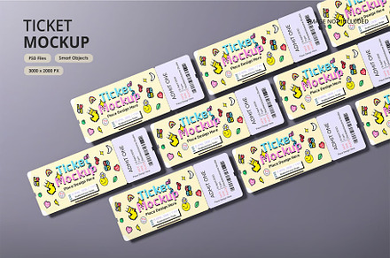 Ticket Mockups