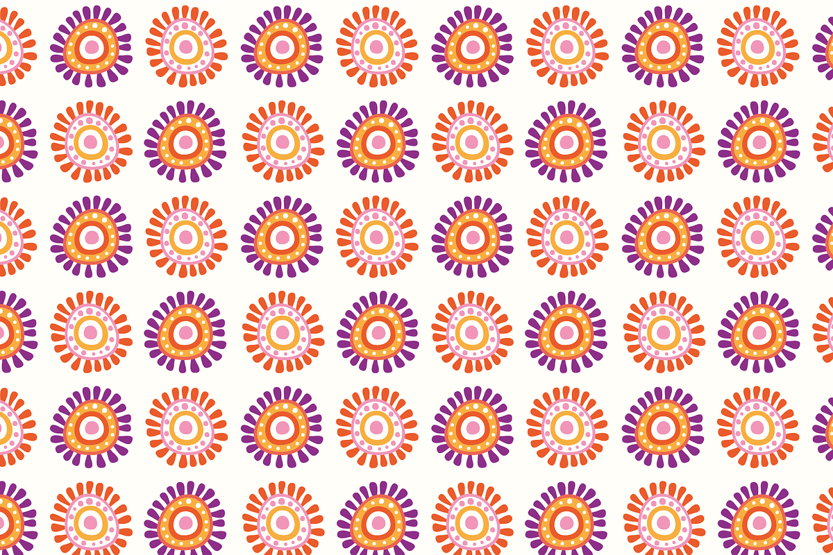 Seamless Floral Vector Patterns Set, a Pattern Graphic by Studio Indigo (Photo 8 of 9)