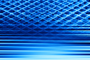 Blue Abstract Lined 3d Illustration