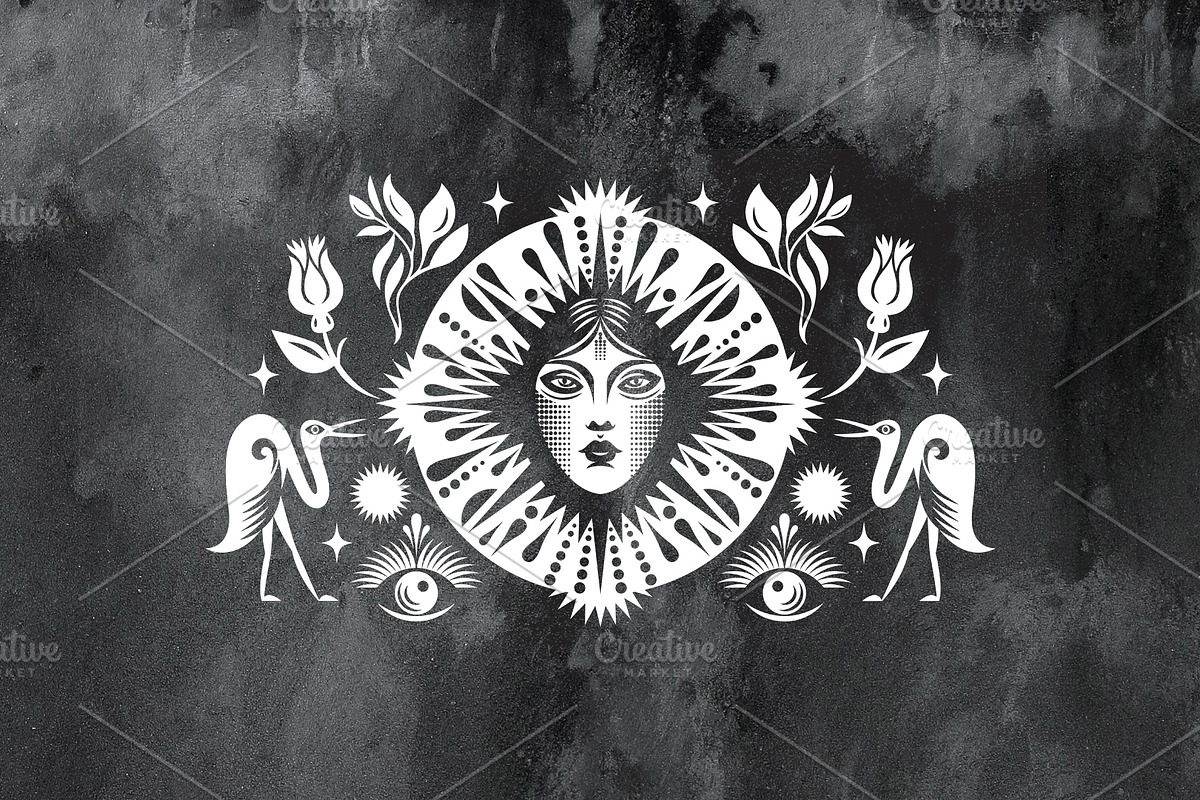 Mystic symbols & signs, a Decorative Illustration by lenlis (Photo 14 of 14)