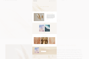 Notebook Squarespace 7.1 Template