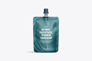 Spout Pouch Packaging Brand Mockup