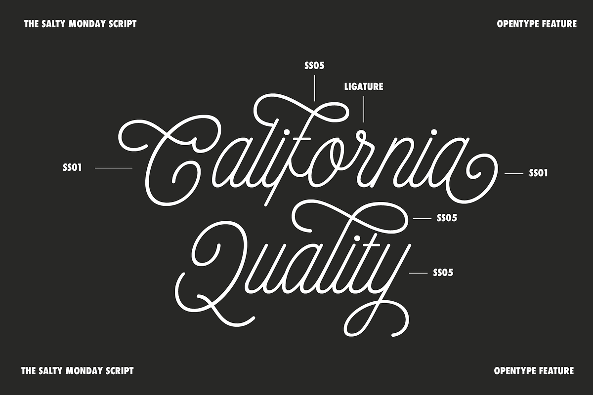 The Salty Monday | Font Duo, a Sans Serif Font by Jolicia Type (Photo 13 of 13)