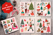 Cozy Christmas Aesthetic Bundle, an Illustration by Sabadesignz (Thumbnail 5 of 8)