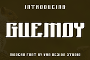 GUEMOY, a Sans Serif Font by Viswal Studio (Thumbnail 1 of 4)