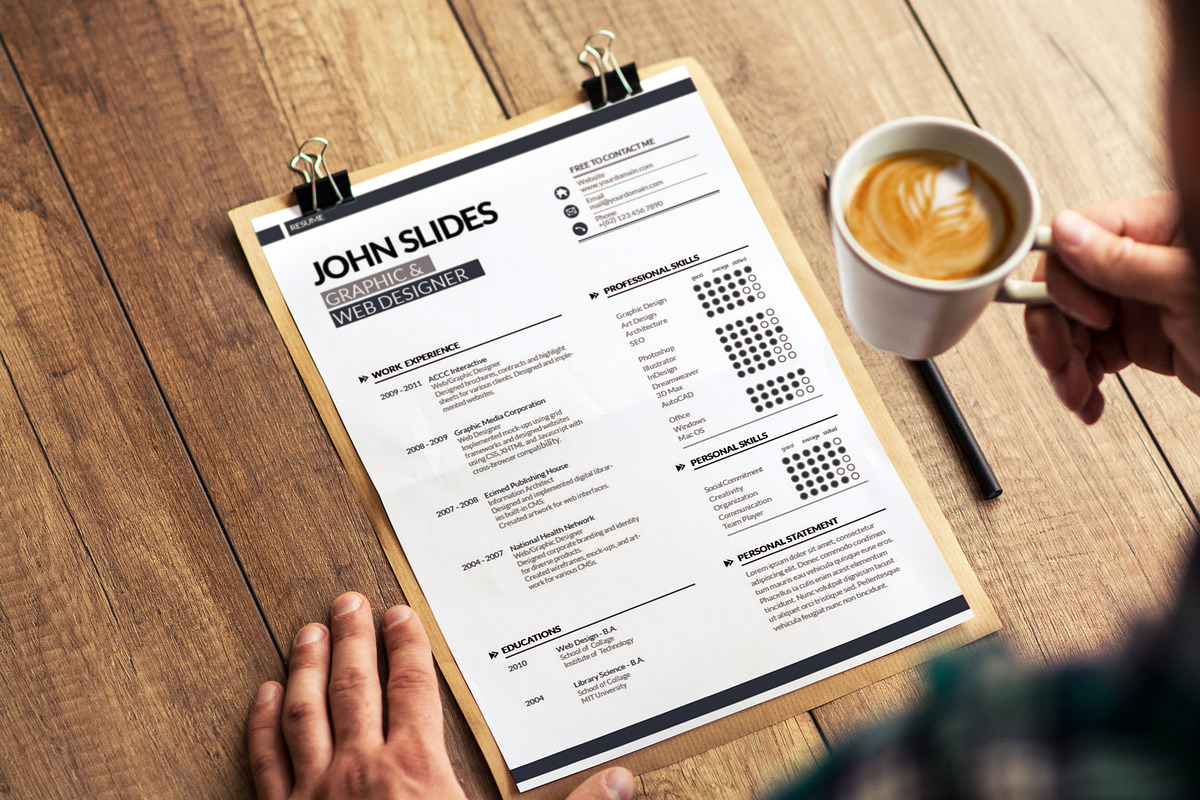 Modern Resume Template, a Resume Template by Dedijuniadi (Photo 2 of 7)
