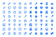 160 Kitchen Utensils Material Icons, a Solid Icon by Creative Stall (Thumbnail 3 of 4)
