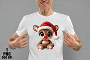 Yarn Crochet Christmas Reindeer PNG, an Illustration by Daily.Designs (Thumbnail 2 of 10)
