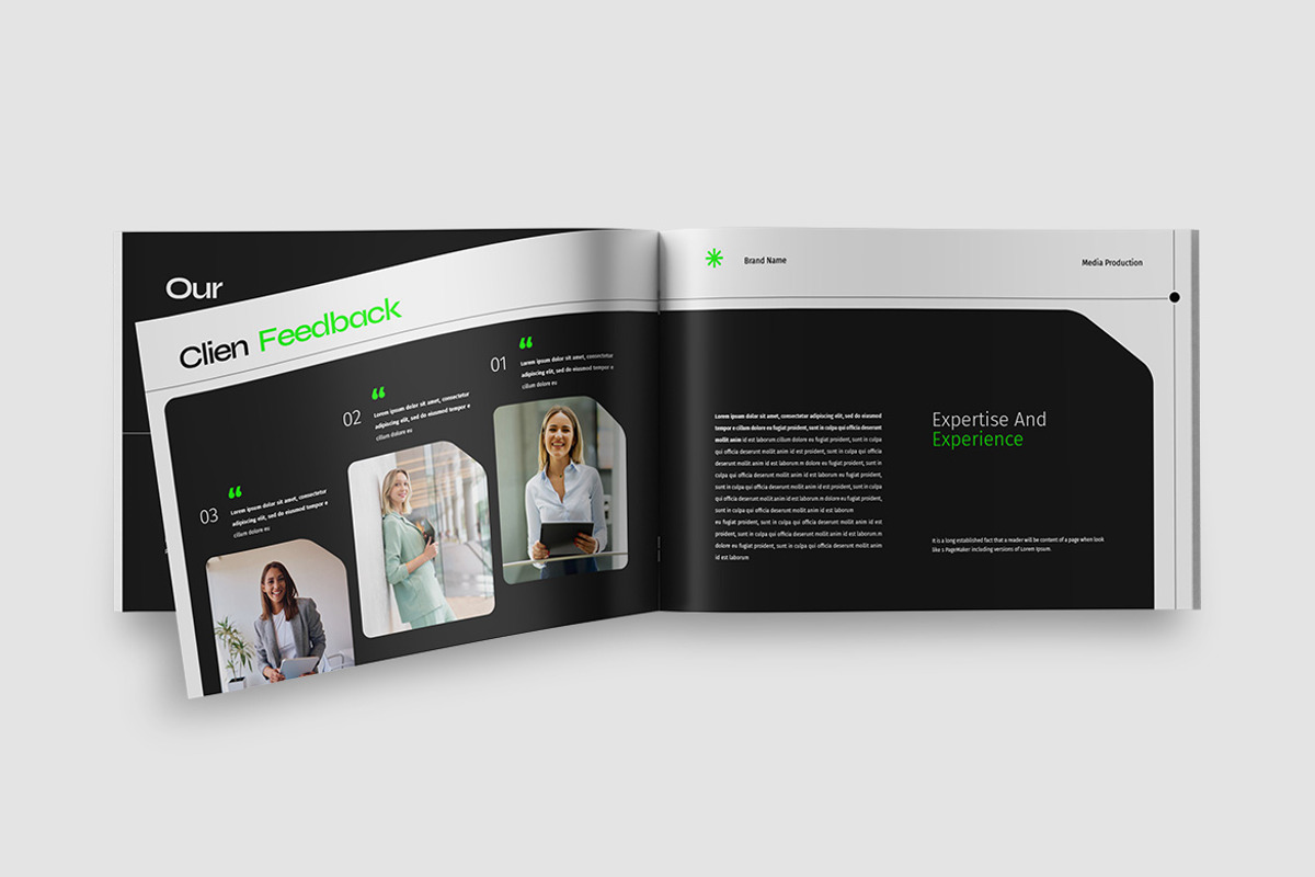 Project Company Profile Template, a Brochure Template by TMint Play (Photo 6 of 8)