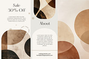 Abstract Boho Wall Art & Cliparts, a Poster Template by ARTOZEN DIGITAL (Thumbnail 5 of 17)