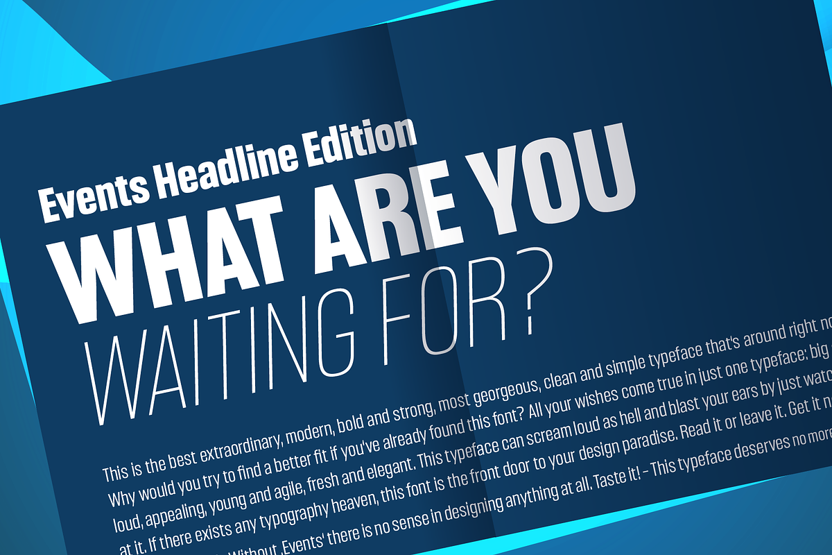Headlines Font Family, a Sans Serif Font by TypeThis!Studio (Photo 11 of 11)